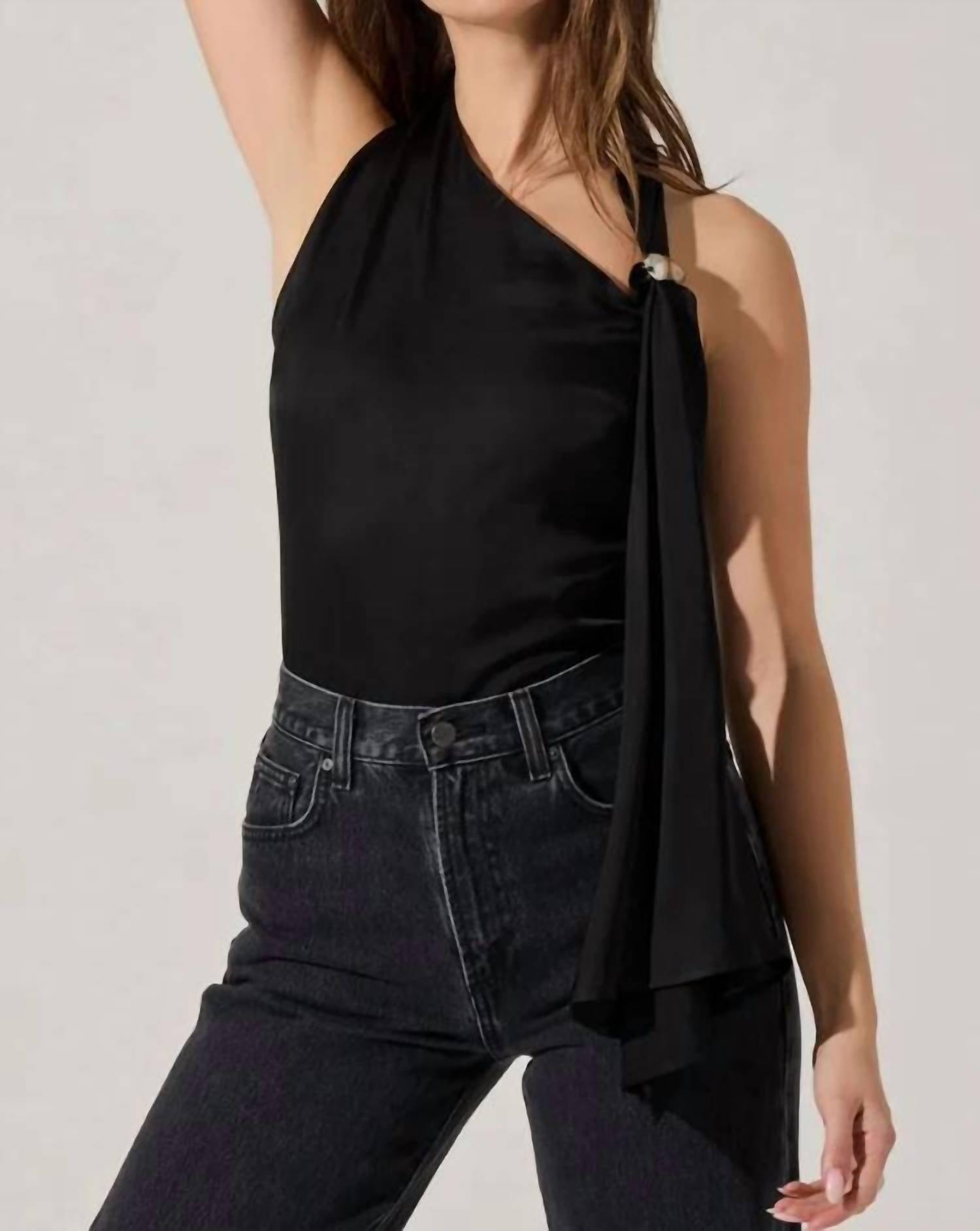 Astr - Alyx Asymmetrical Halter Top