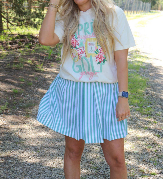 Adrienne - Vacay Countdown Zara Pleated Skirt