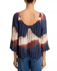 Bella Dahl - Pleated Three Quarter Sleeve Blouse