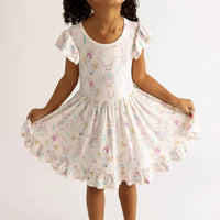 Posh Peanut - Girls Ruffled Twirl Dress