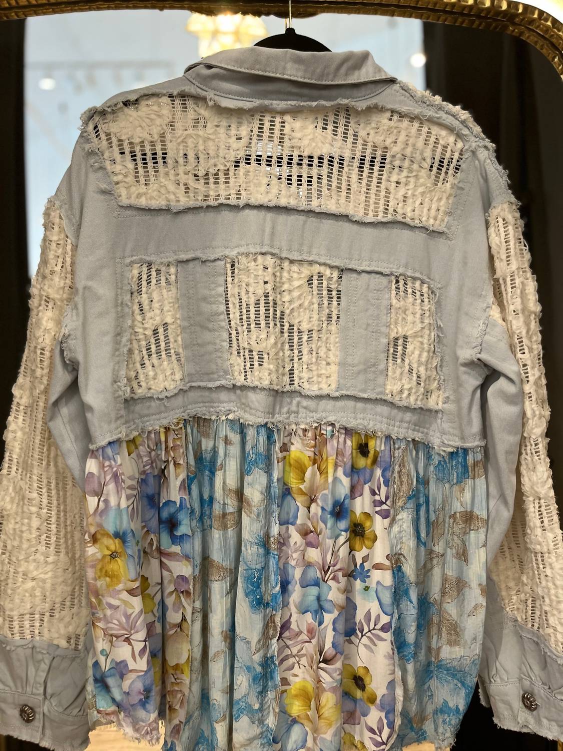 Pol - Lucy Long Sleeve Button Front Jacket