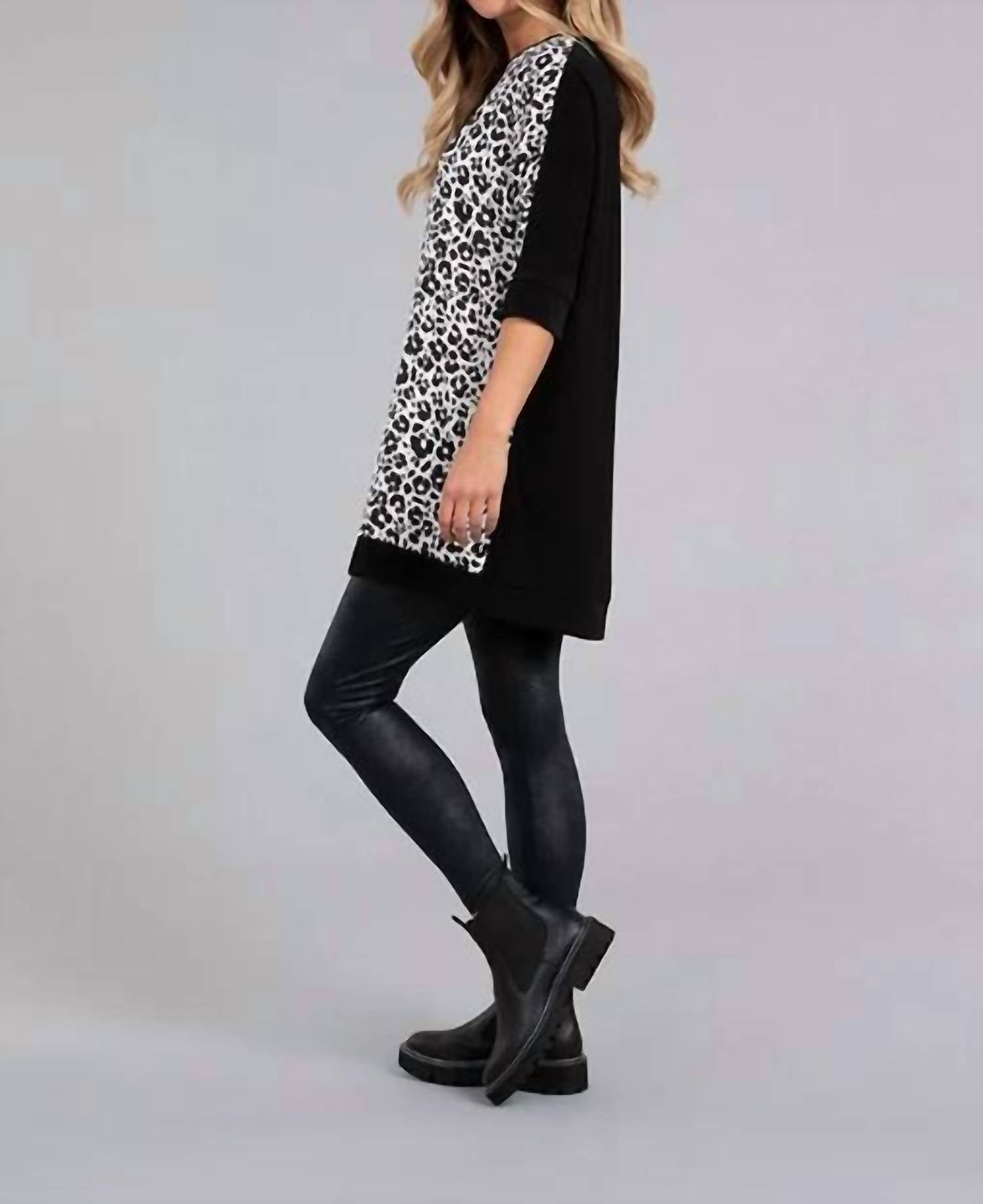 Sympli - Satin Tunic Top