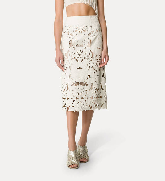 Forte Forte - Poetic Orchid Embroidery Skirt