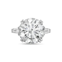 Diana M Jewels - Women's Round & Baguette Lab-grown Diamond Jewelry Ring (12.00 Ct) - Luxe