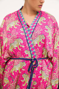Printfresh - Bagheera Eco Satin Robe - Plus Size