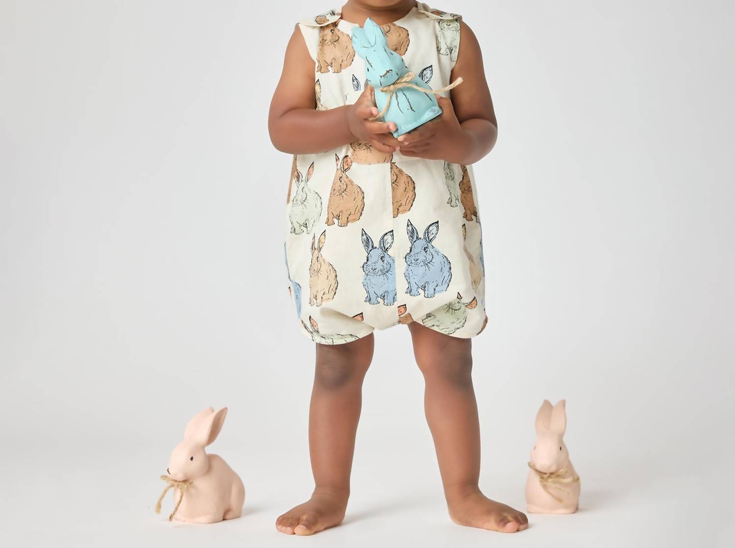 PINK CHICKEN Baby Boys' Noah Jumper in blue vintage 1 - kids' item