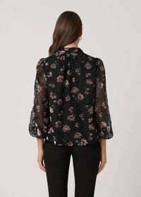 Shoshanna - Jonie Burnout Top
