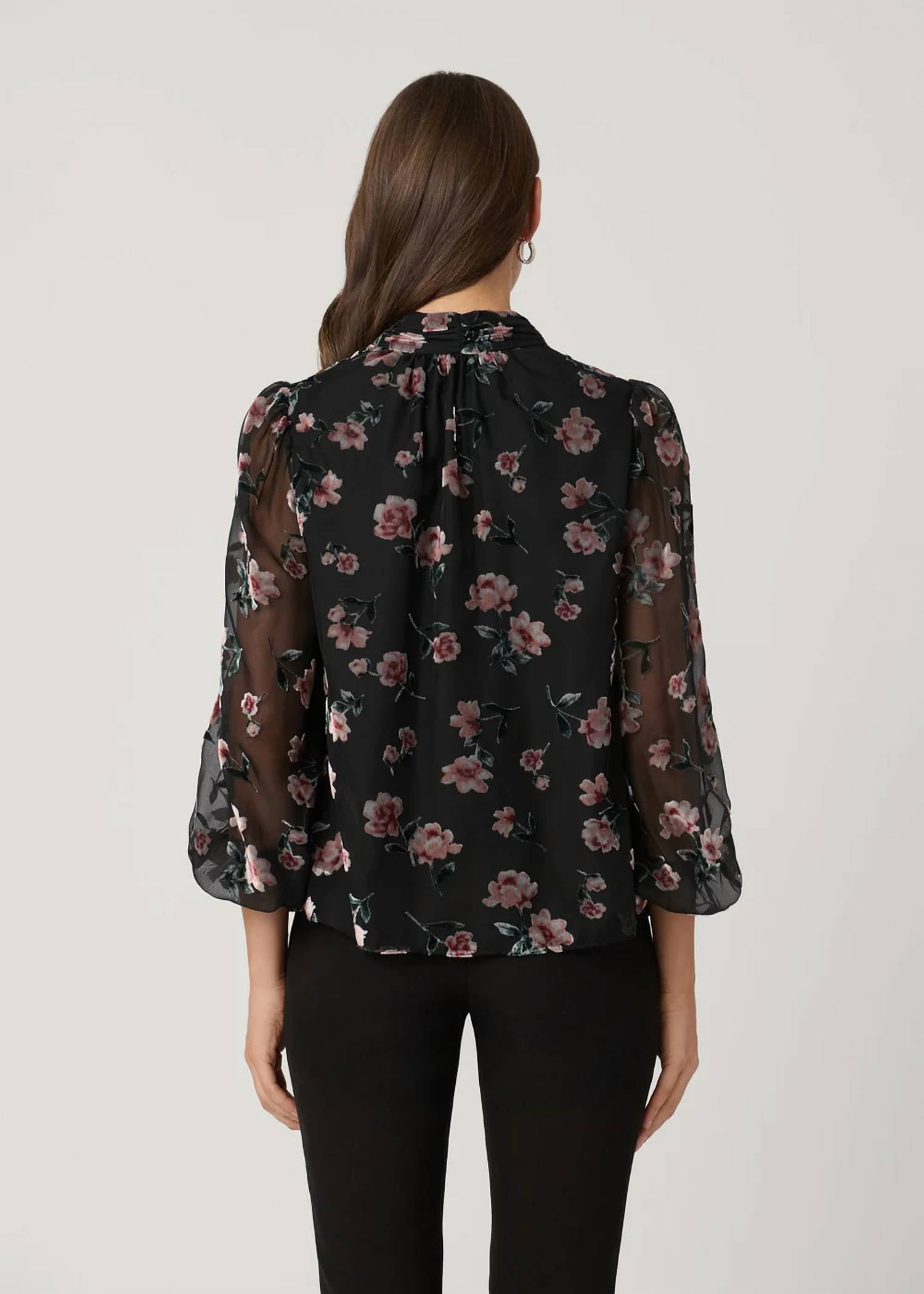 Shoshanna - Jonie Burnout Top