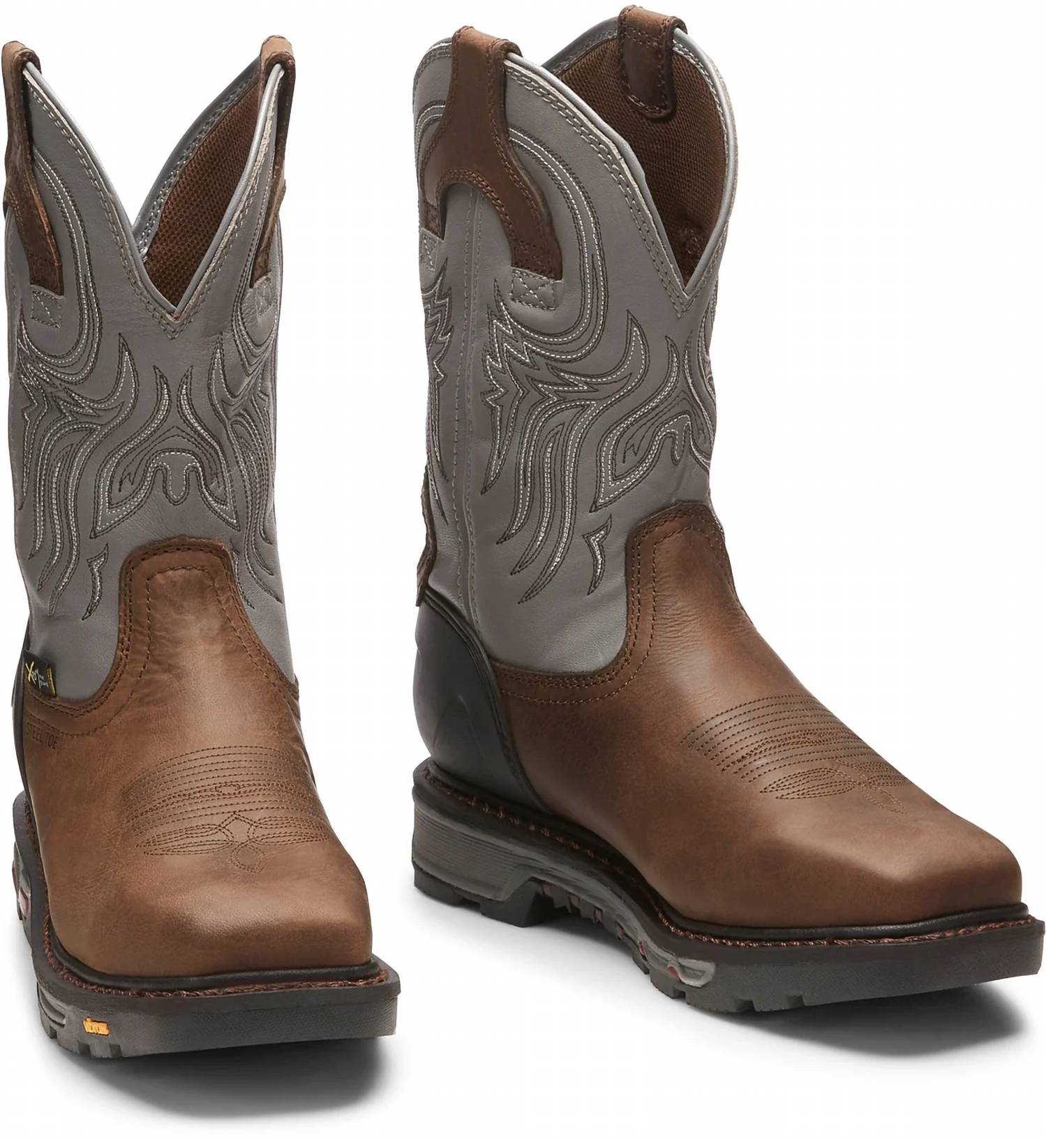 Justin - Men's Tanker Waterproof Steel Toe Work Boots