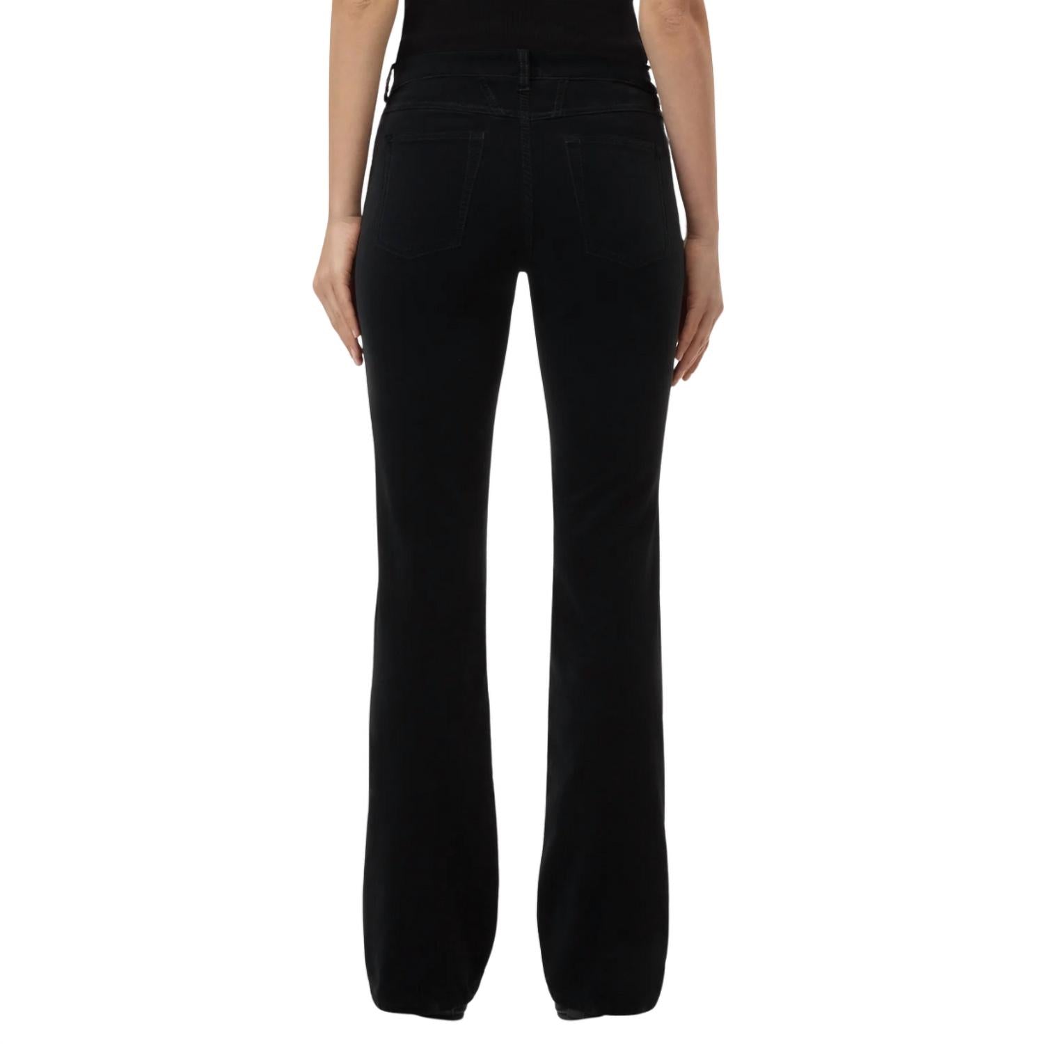 CLOSED Jovanna Flared Velvet Pants in black - women's jeans - alternate view