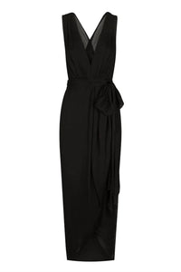 Shona Joy - ISOLA PLUNGED CROSS BACK MIDI DRESS