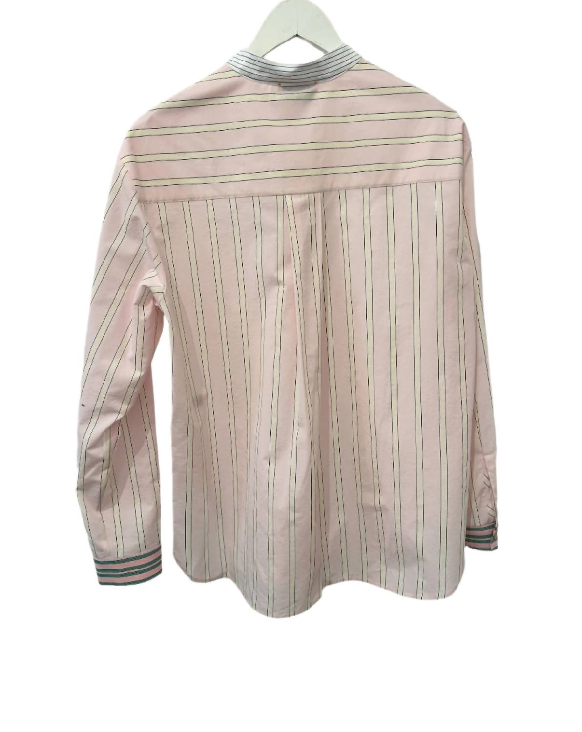 Forte Forte - Striped Granddad Shirt