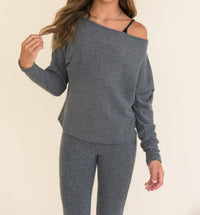 Kaveah - Girl's Hacci Ribbed Pullover Top