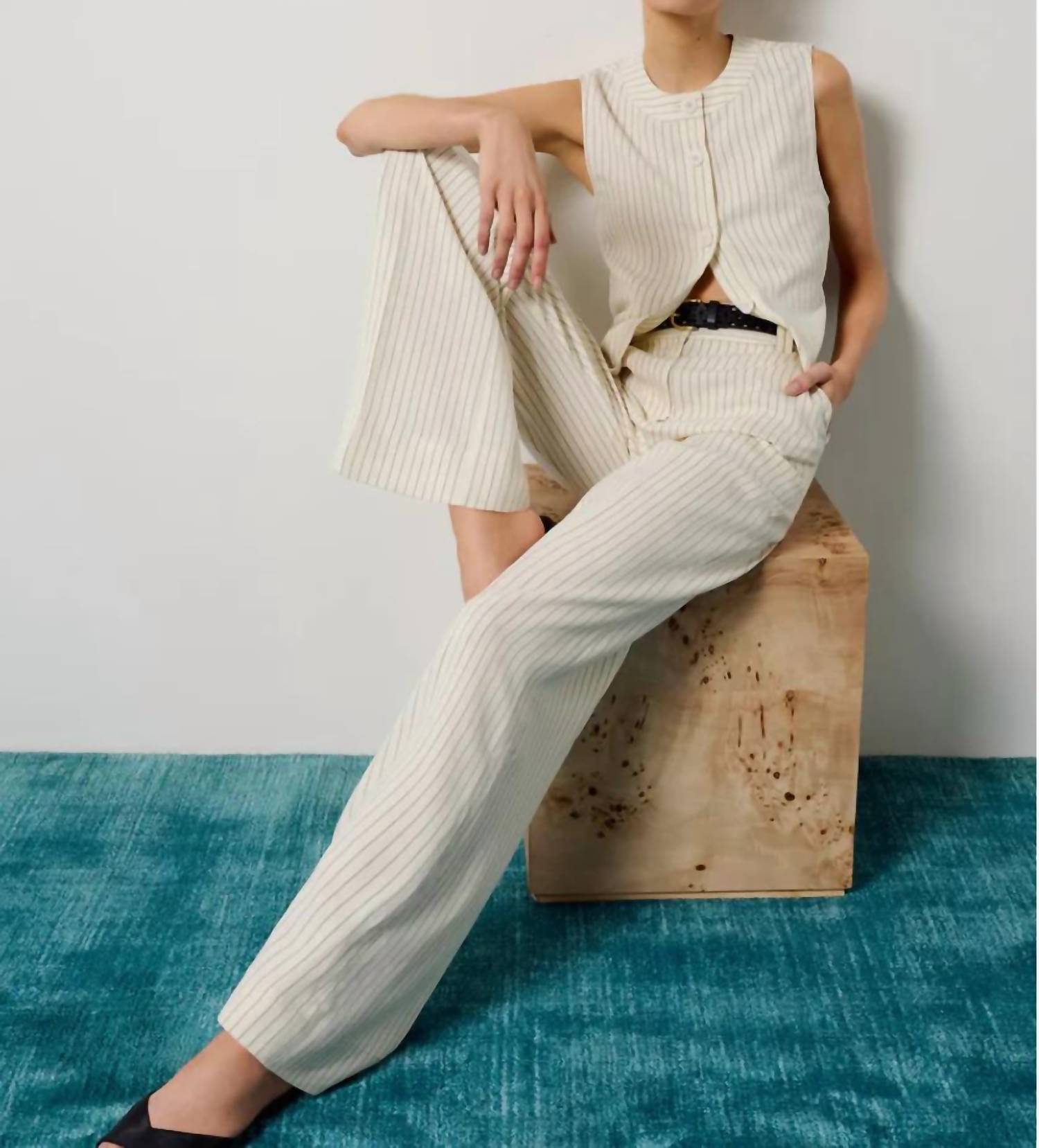 Favorite Daughter - Fine Line Sleeveless Top
