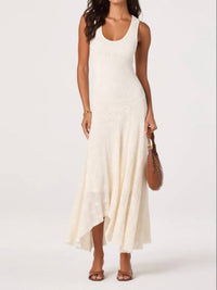 Astr - Freida Lace Asymmetrical Hem Dress