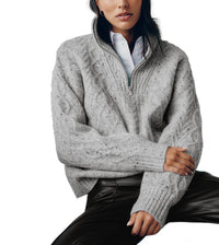 Silver Jeans Co - Quarter Zip Mockneck Sweater
