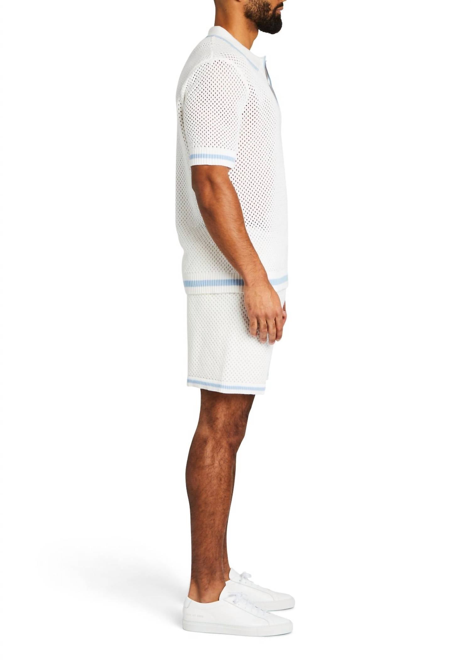 Ser.O.Ya - ZANE CROCHET POLO