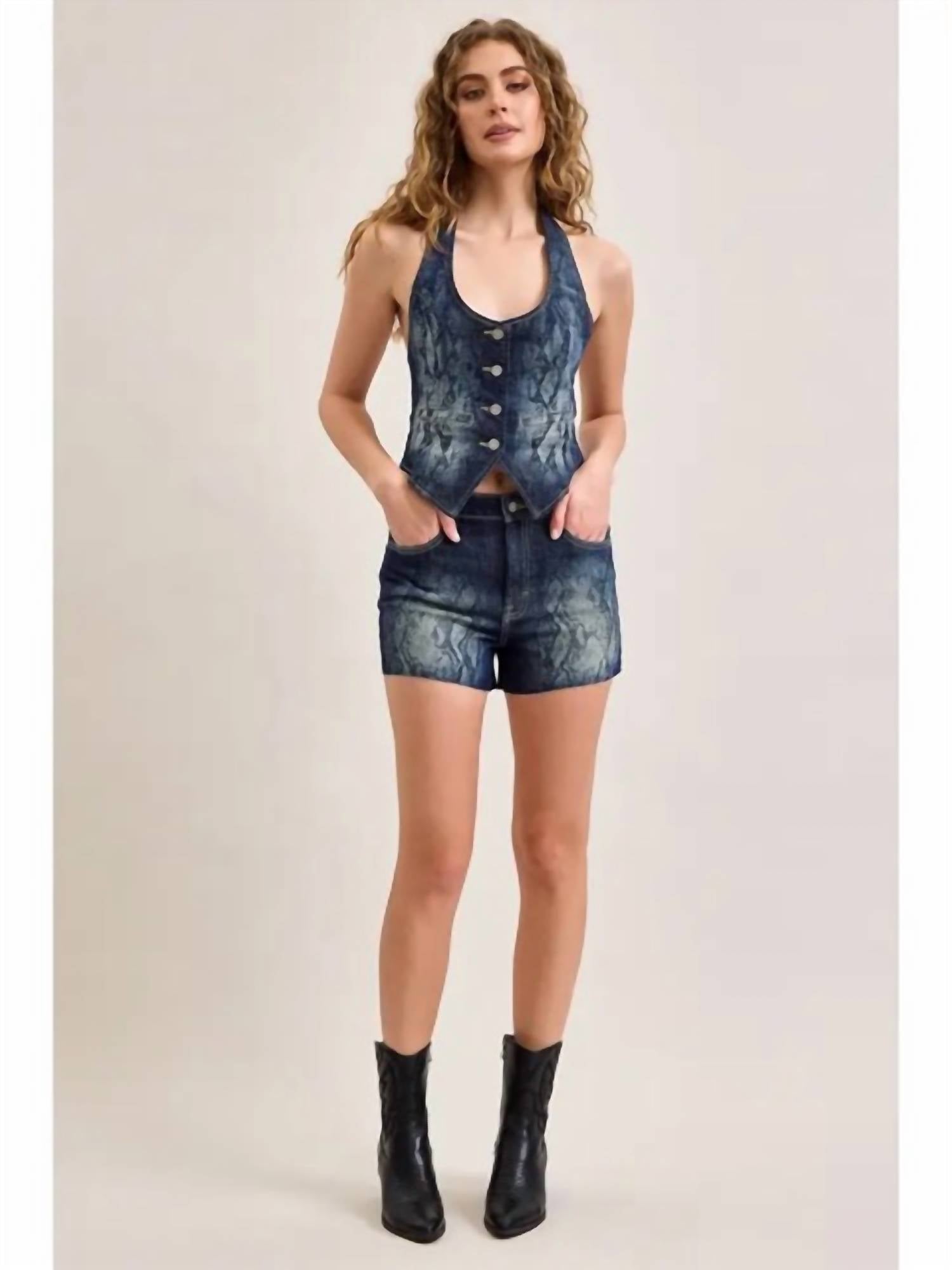 Hidden - Finn High Rise Shorts