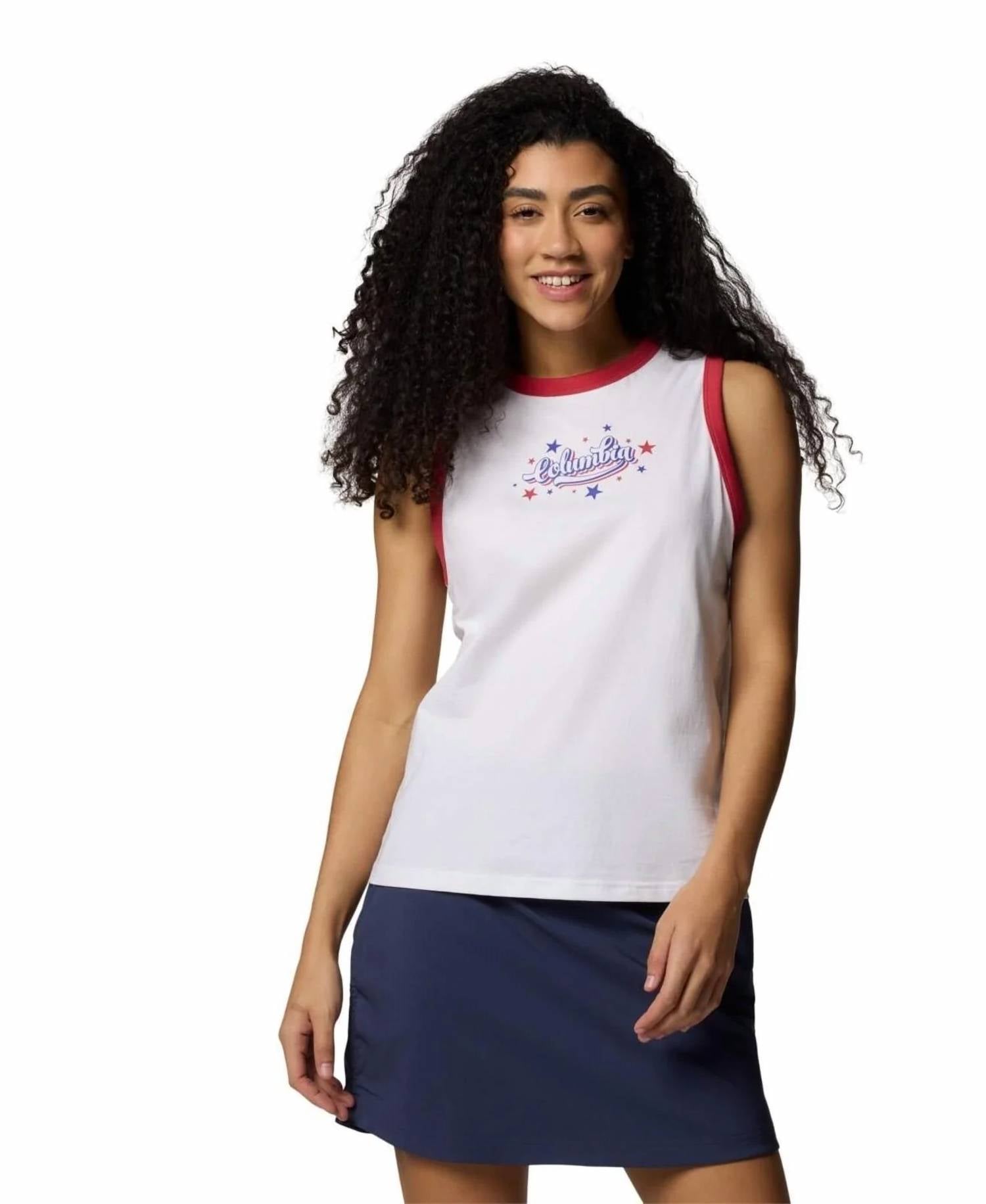 Columbia - Rolling Bend Graphic Ringer Tank Top