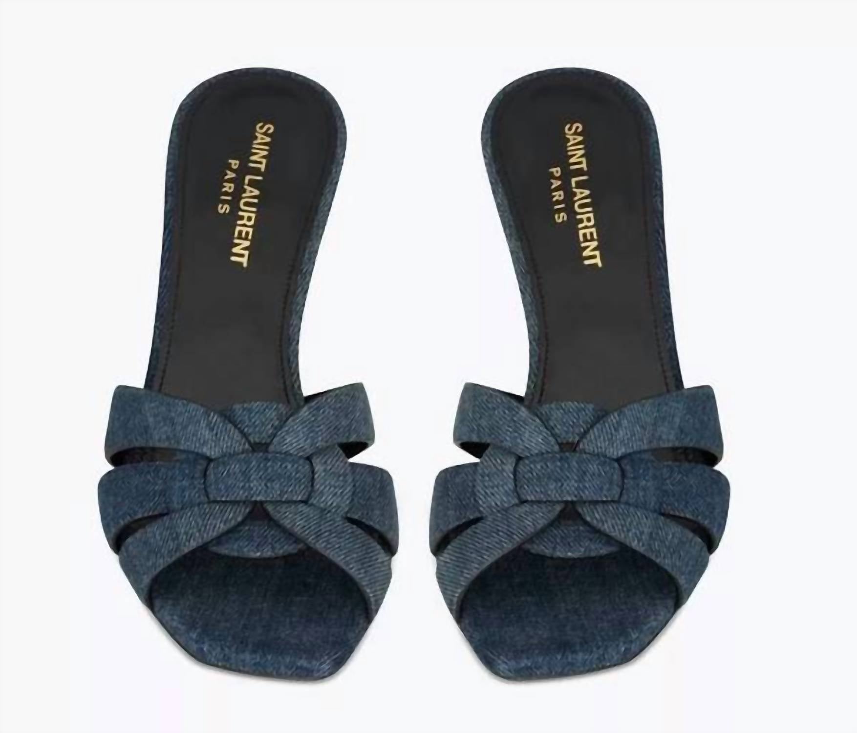 Saint Laurent - Pre-loved Women Tribute Mule Heels