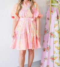 Karlie - Sorbet Swing Mini Dress