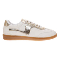 Outwoods Women's Great Sneakers in gold - women's sneaker - detail view