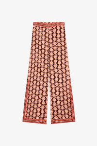Nekane - Terracota Printed Long Pant