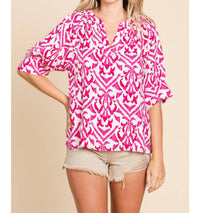 Jodifl - Half Raglan Sleeve Top