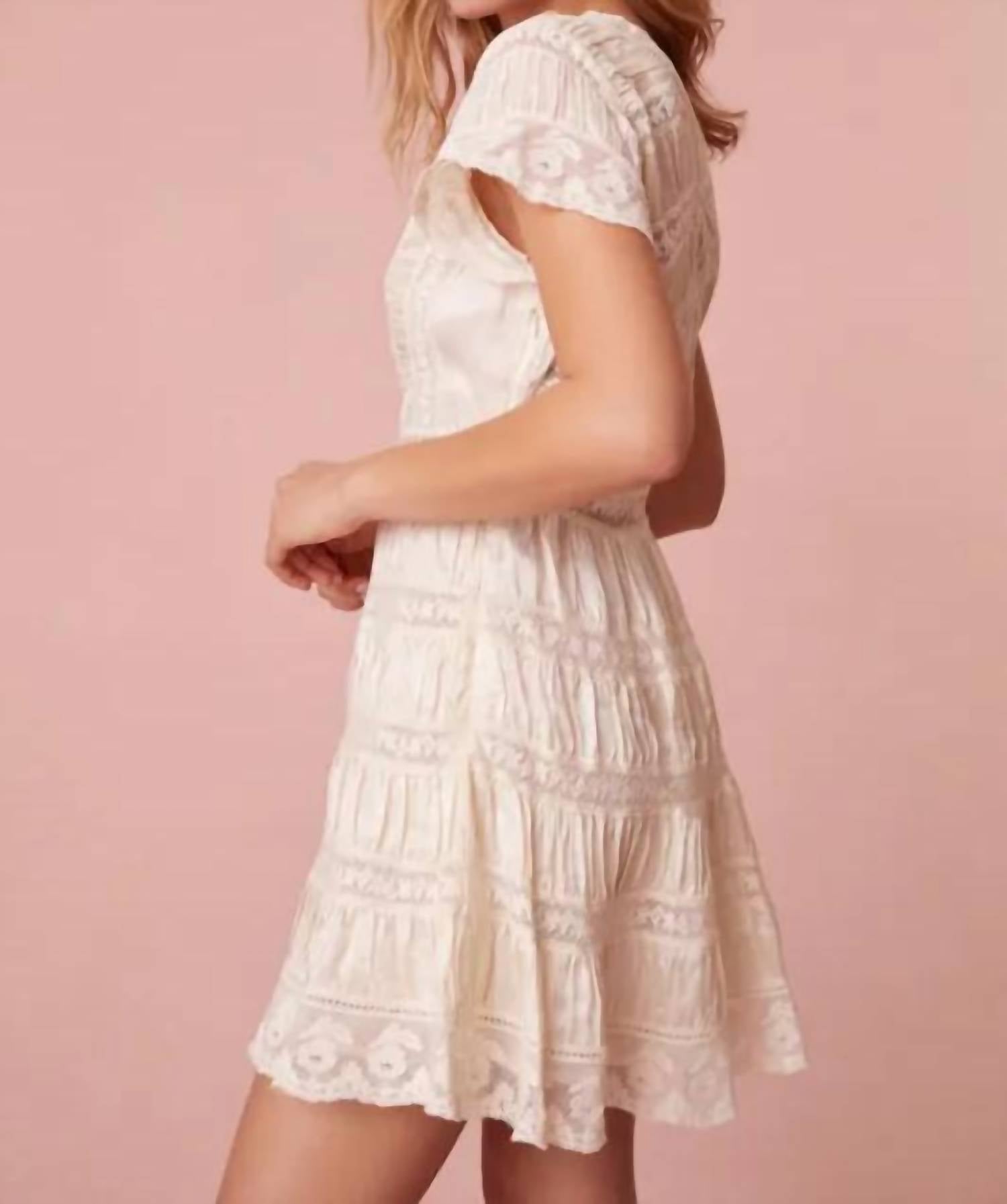 Loveshackfancy - Alik Lace Mini Dress