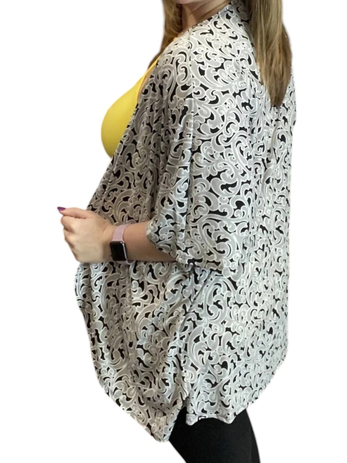 Honeyme - Art Deco Swirl Cardigan