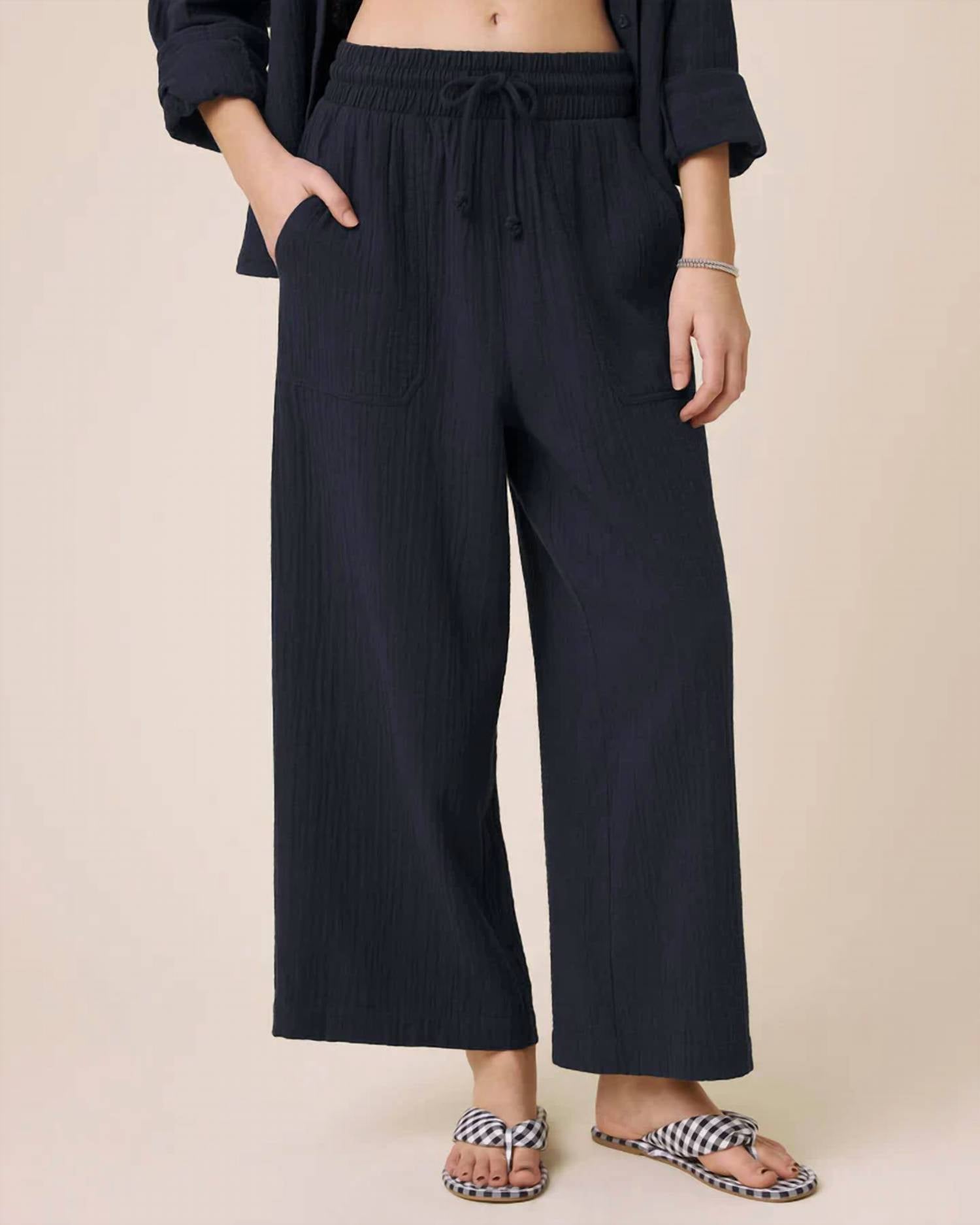 Splendid - Ava Gauze Wide Leg Pants