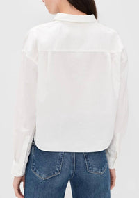 Z Supply Lisette Top in white - women's shirt - alternate view