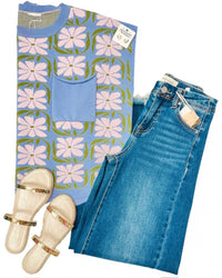 Entro - Floral Sweater Top