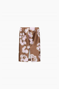 DOROTHEE SCHUMACHER Floral Statement Midi Skirt in caramello rose - women's skirt - view 6