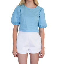Never A Wallflower - Puff Sleeve Top