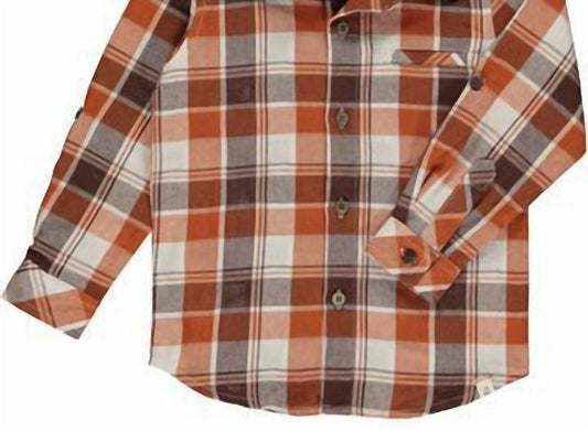 Me & Henry - Boy's Atwood Long Sleeve Woven Shirt