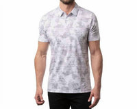 TravisMathew Seaside Blue Polo Shirt in white - men's shirt