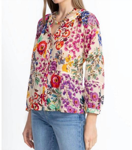 Johnny Was - RAGLAN PINTUCK BLOUSE