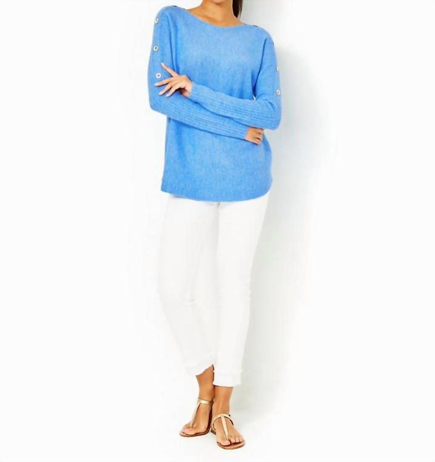 Lilly Pulitzer - ARNA BOAT-NECK PULLOVER SWEATER