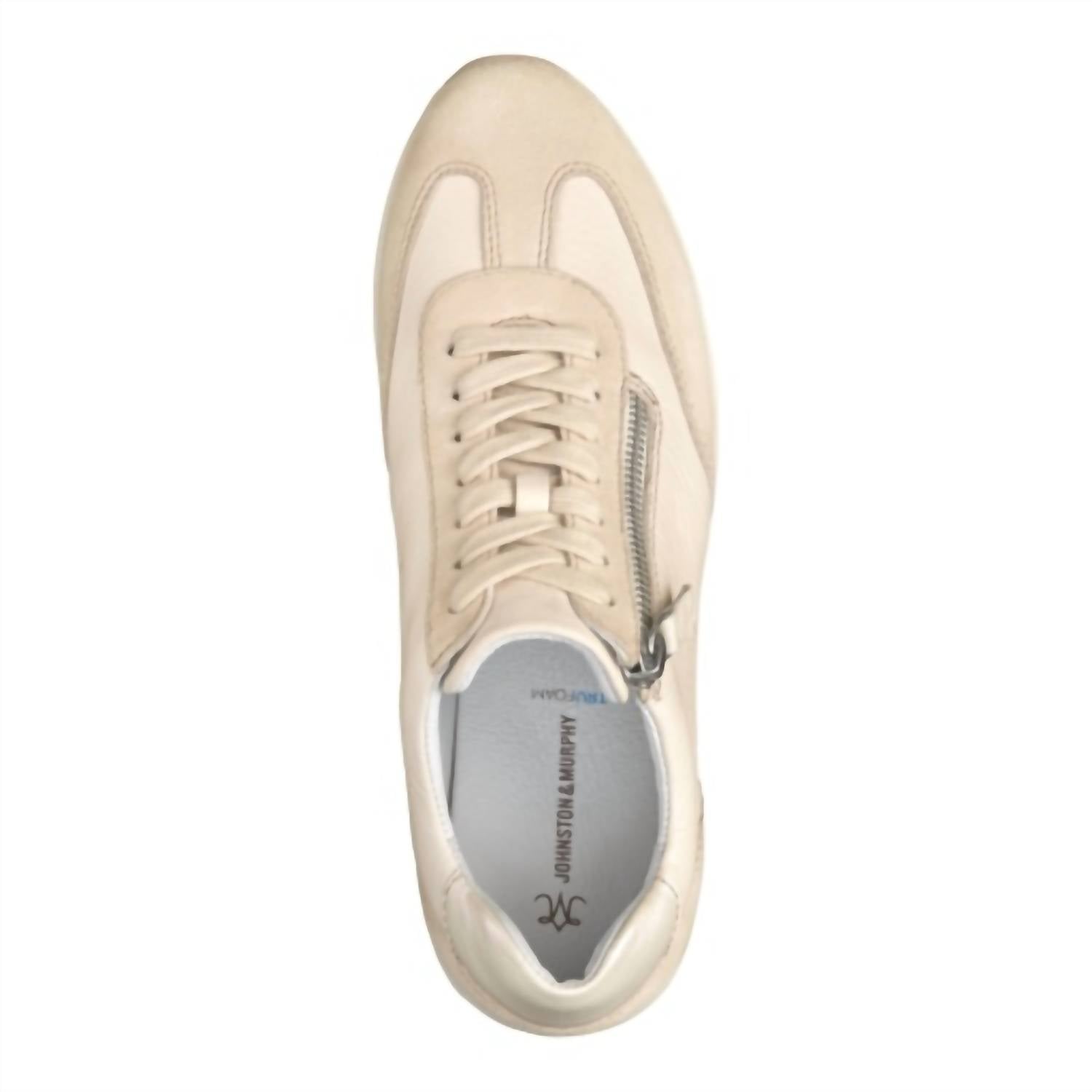 Johnston & Murphy - Women's Gracie Side-zip Lace Up Sneaker