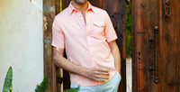 Criquet - Short Sleeve Corduroy Pearl Snap Shirt