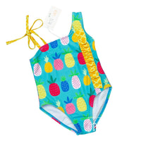 Pete + Lucy - Girls Pineapple In The Sun Swimsuit