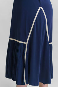 Joh - Rowan Pointe Knit Dress With Pleating - Plus Size