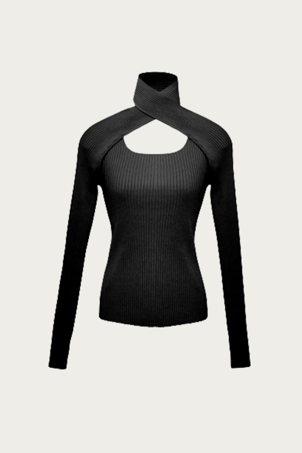 LOOP LAYERED KNIT TOP