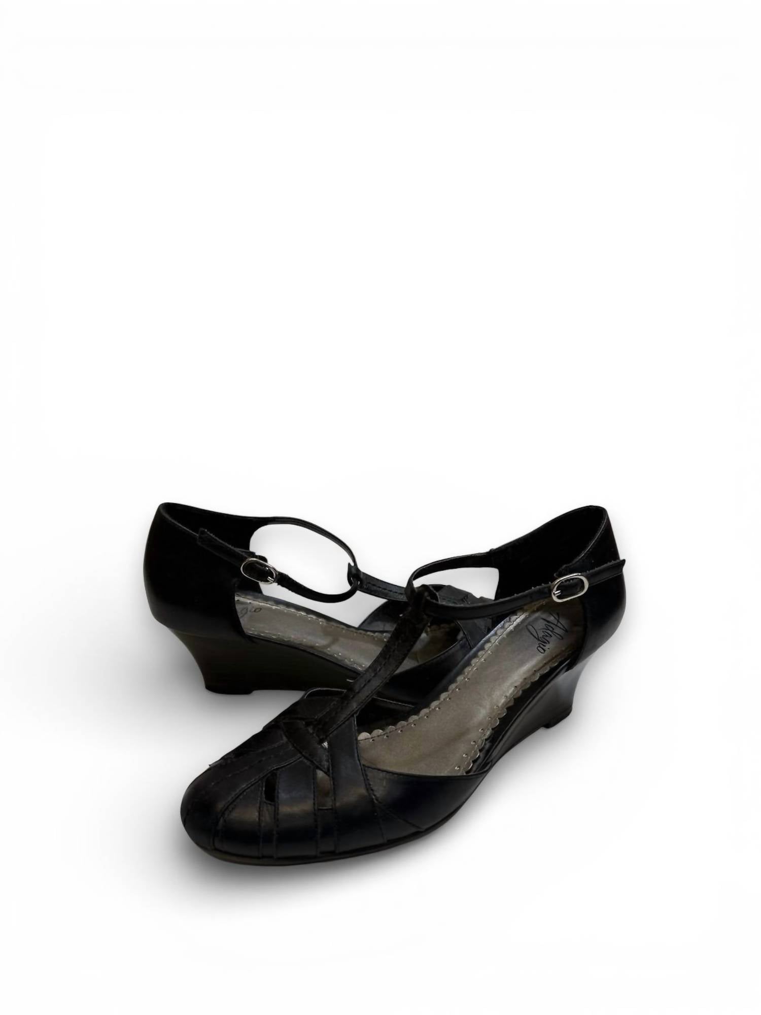 Adagio - Women's Leather T-strap Ballroom Or Swing Dance Shoes