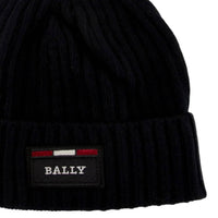 Bally - Men's Ribbed Logo Wool Beanie