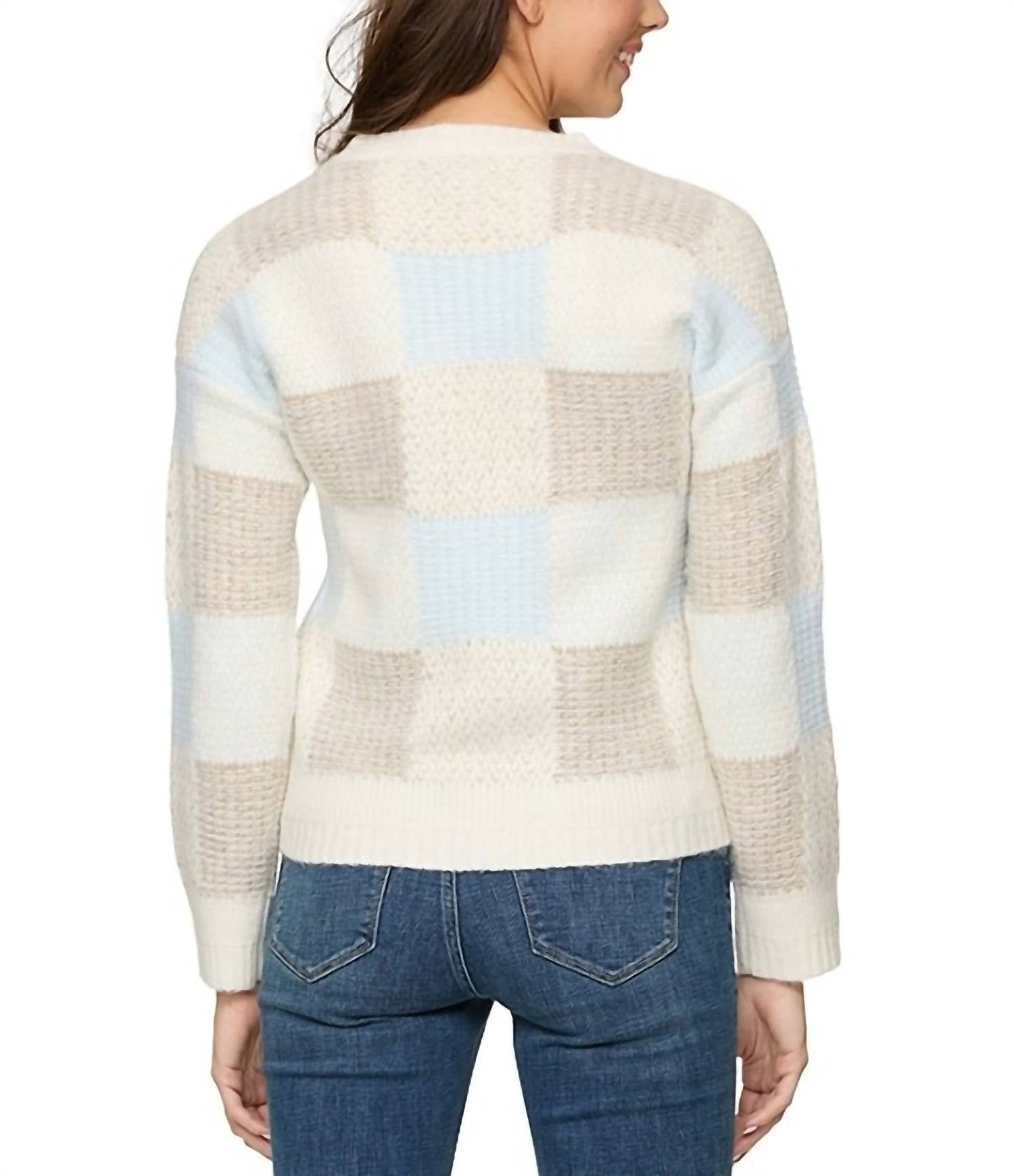 Flags & Anthem - Rainelle Patchwork Crewneck Sweater
