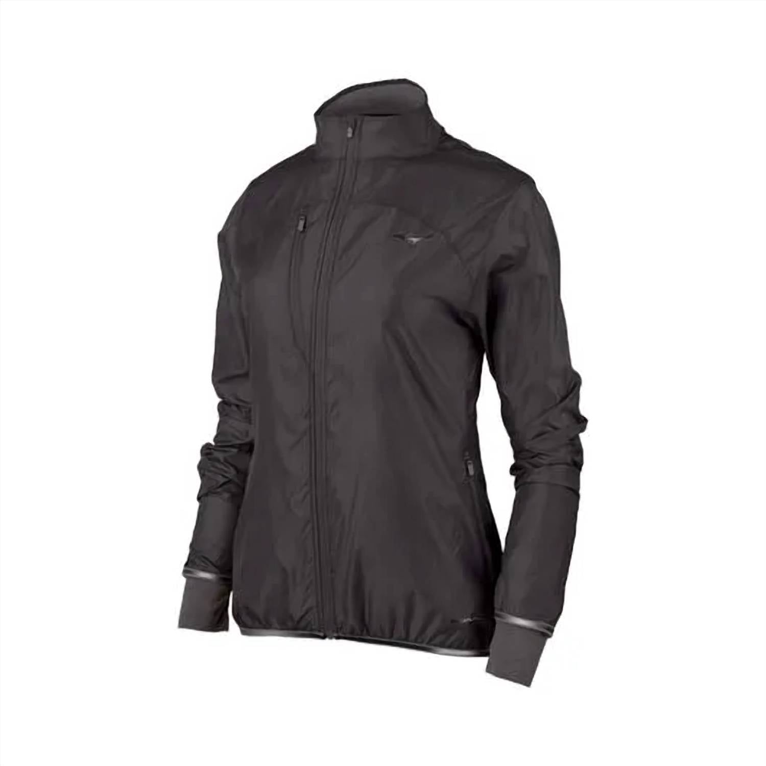 MIZUNO Women's Breath Thermo Full Zip Jacket in magnet - women's jacket
