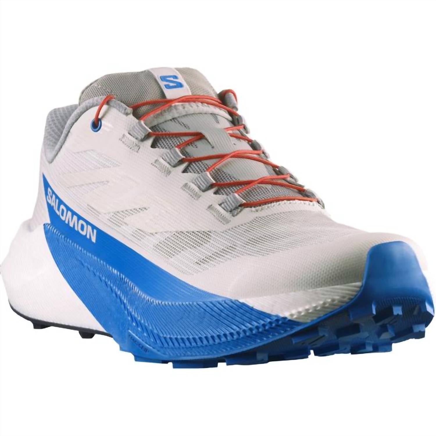 SALOMON Men's Pulsar Hiking Shoes in lunar rock white french blue - men's shoe - view 5