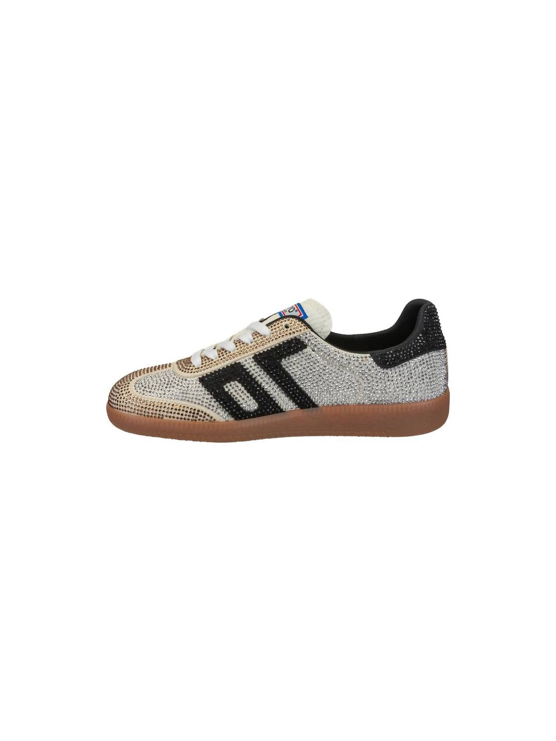 Back 70 Women's Sirio 2506 Sneakers in gold black - women's sneaker - detail view